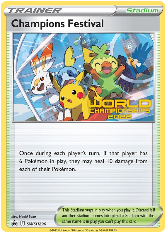 Champions Festival (SWSH296) [Sword & Shield: Black Star Promos] | Mega City Incorporated