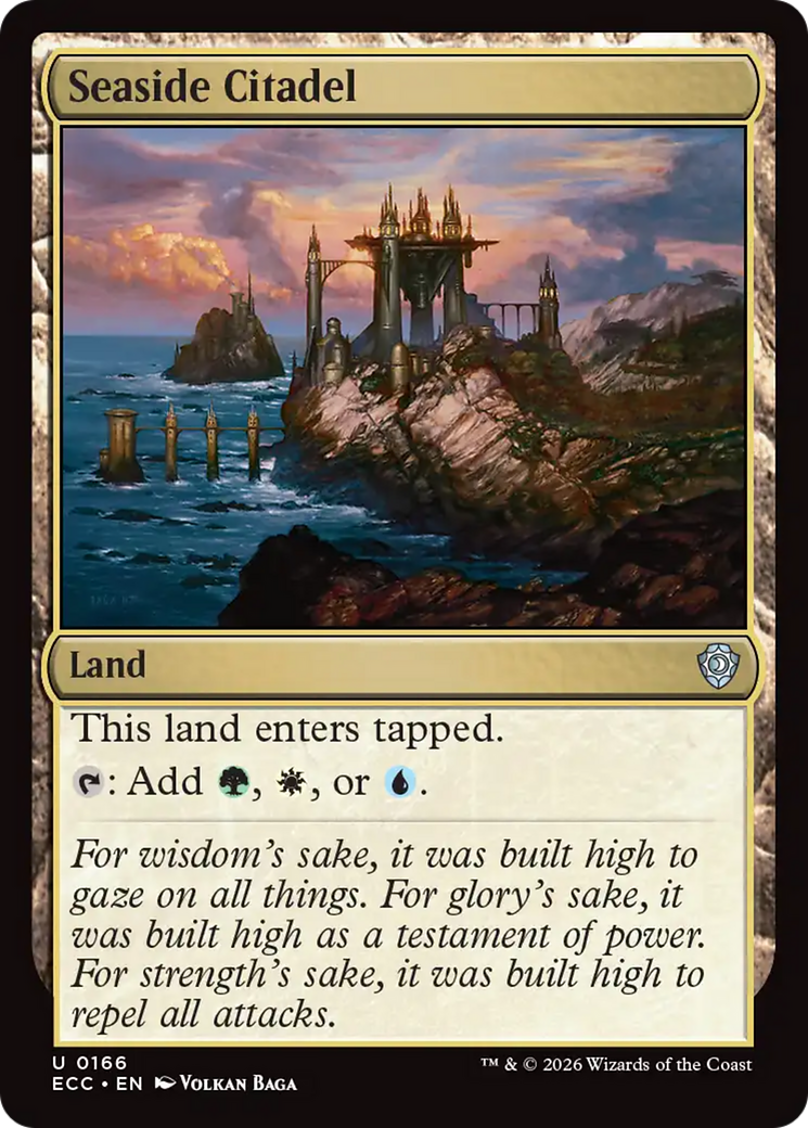 Seaside Citadel [Lorwyn Eclipsed Commander] | Mega City Incorporated