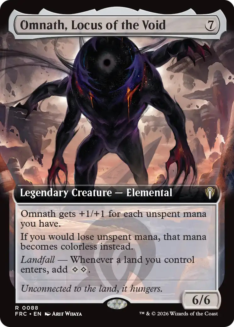 Omnath, Locus of the Void (Extended Art) [Reality Fracture Commander] | Mega City Incorporated