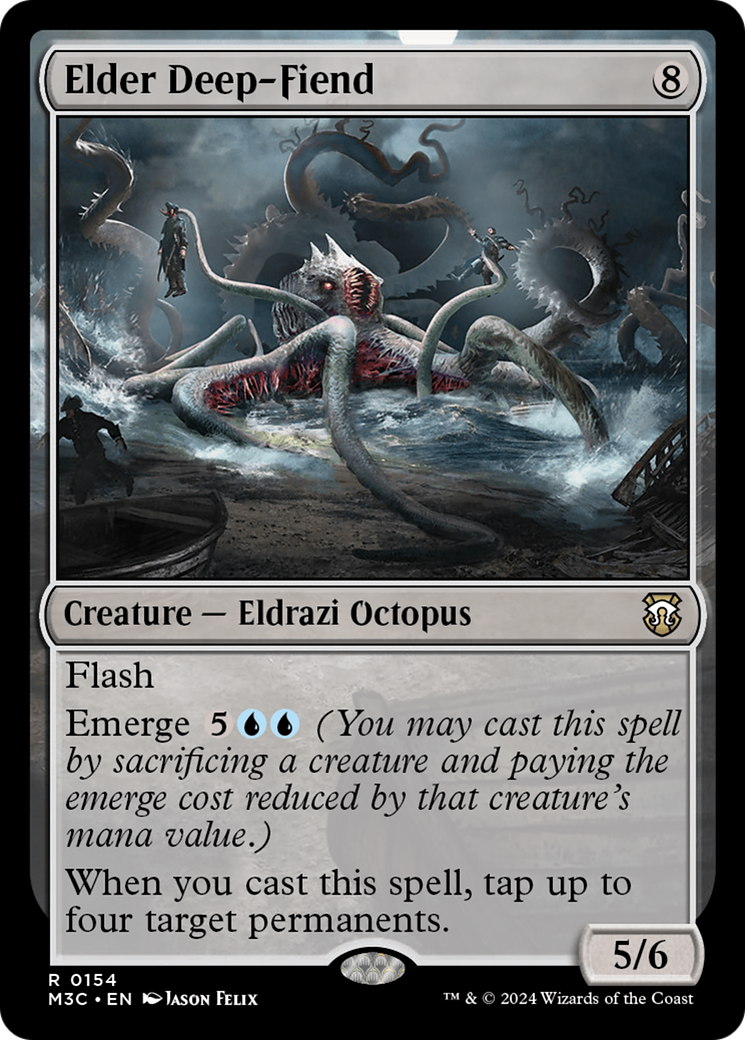 Elder Deep-Fiend (Ripple Foil) [Modern Horizons 3 Commander] | Mega City Incorporated