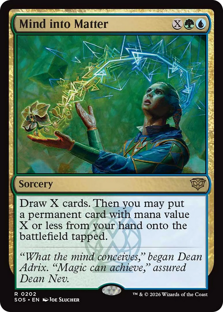Mind into Matter [Secrets of Strixhaven] | Mega City Incorporated