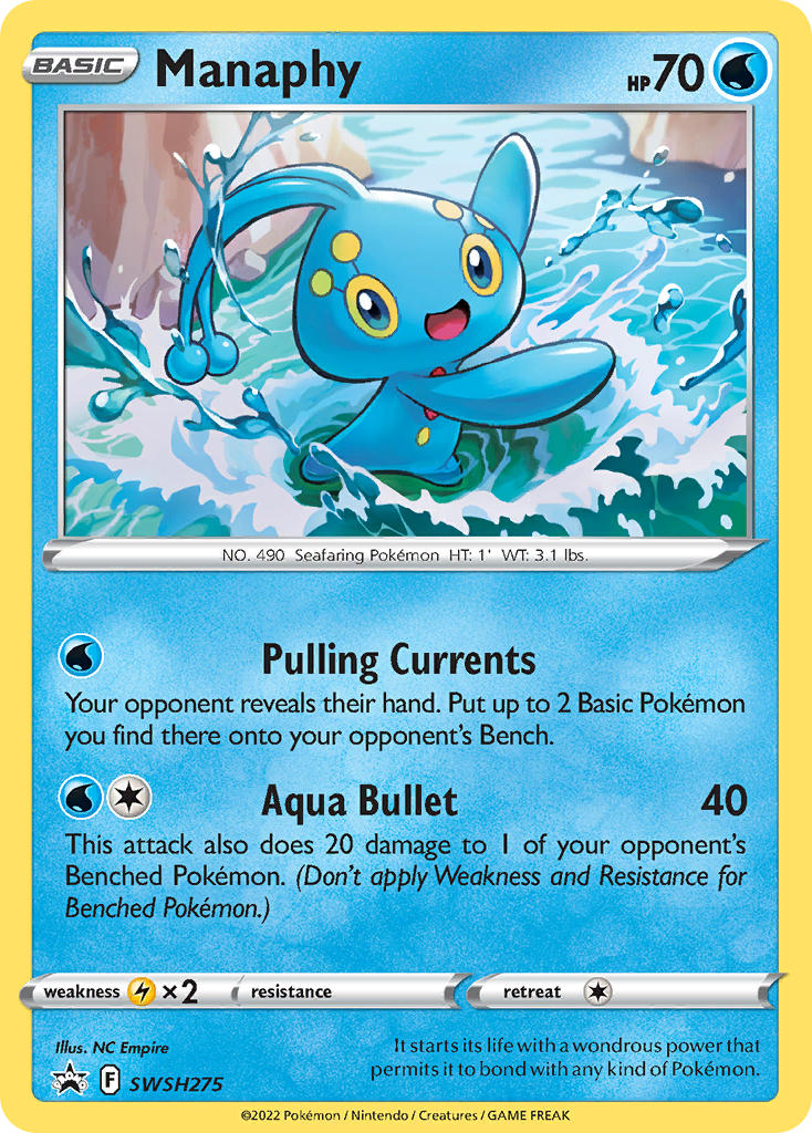 Manaphy (SWSH275) [Sword & Shield: Black Star Promos] | Mega City Incorporated