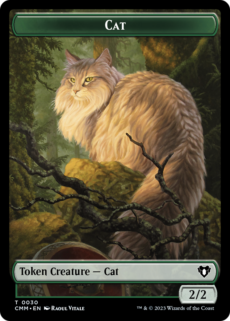 Cat Token (30) [Commander Masters Tokens] | Mega City Incorporated