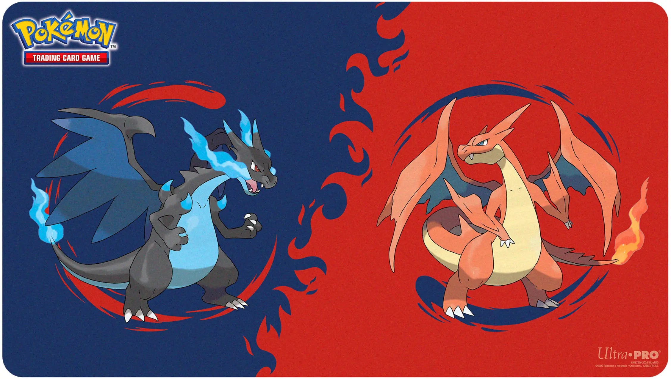 Ultra PRO Play Mat Pokemon Mega Charizard X/Mega Charizard Y | Mega City Incorporated