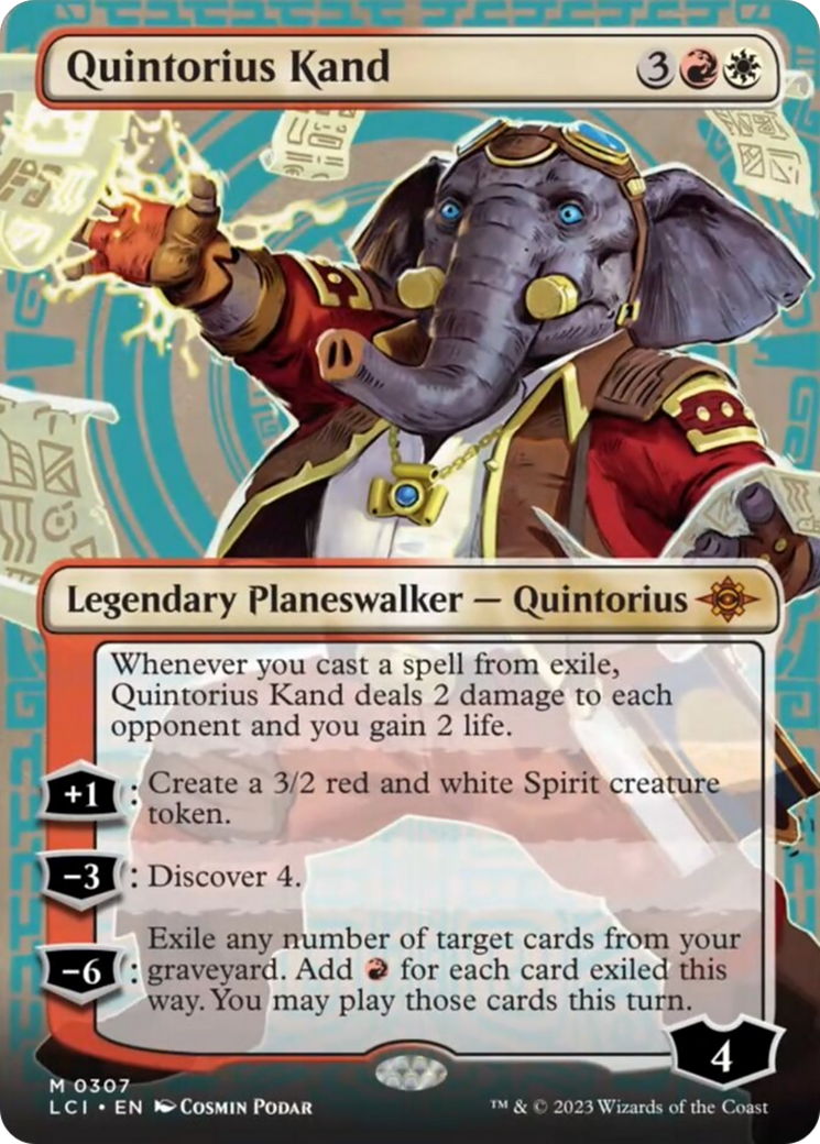 Quintorius Kand (0307) (Borderless) [The Lost Caverns of Ixalan] | Mega City Incorporated