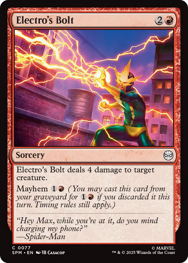 Electro's Bolt [Marvel's Spider-Man] | Mega City Incorporated