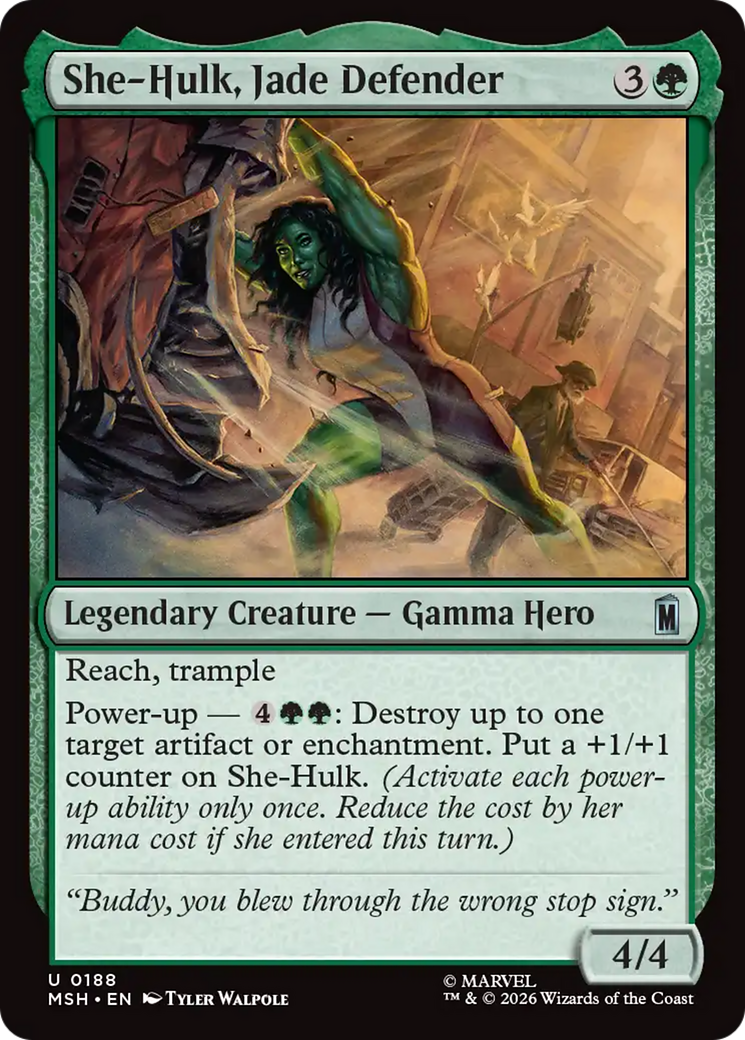 She-Hulk, Jade Defender [Marvel Super Heroes] | Mega City Incorporated