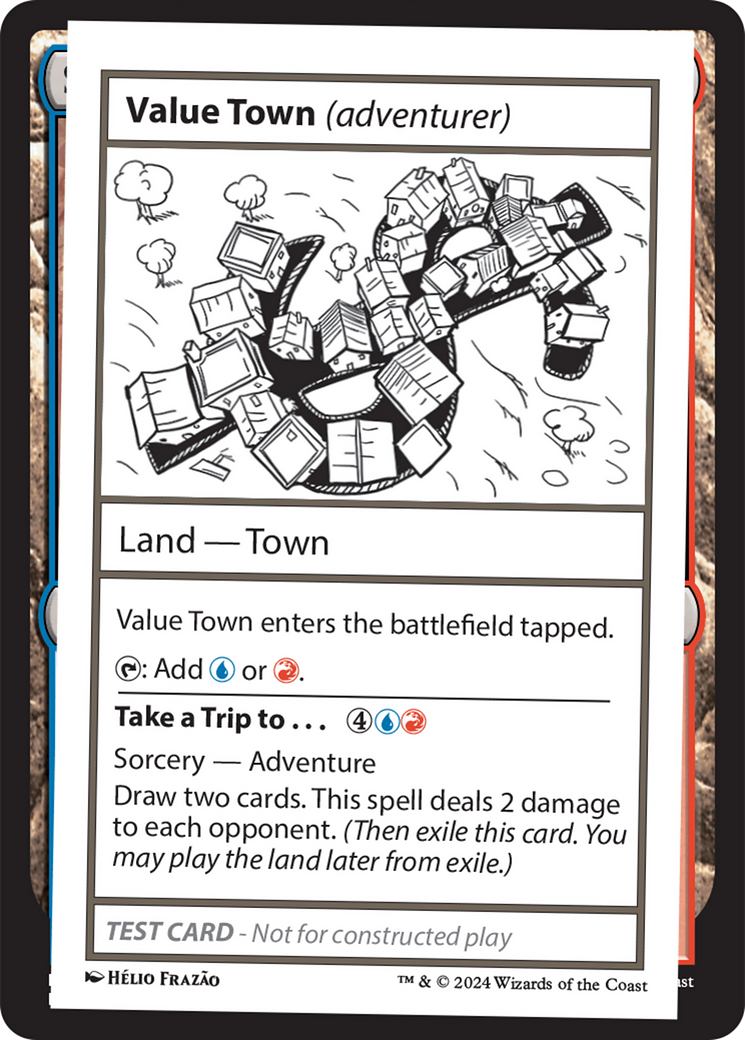 Value Town (adventurer) [Mystery Booster 2 Playtest Cards] | Mega City Incorporated