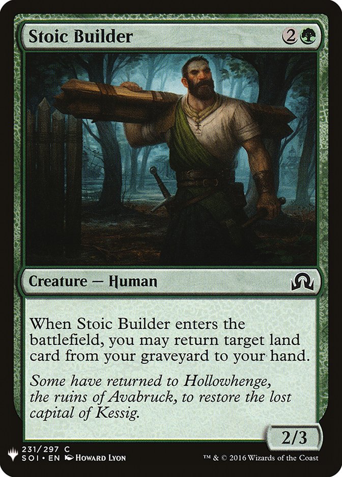 Stoic Builder [Mystery Booster] | Mega City Incorporated