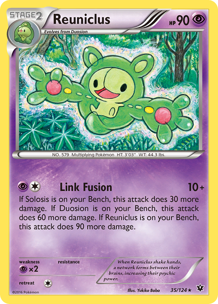 Reuniclus (35/124) [XY: Fates Collide] | Mega City Incorporated