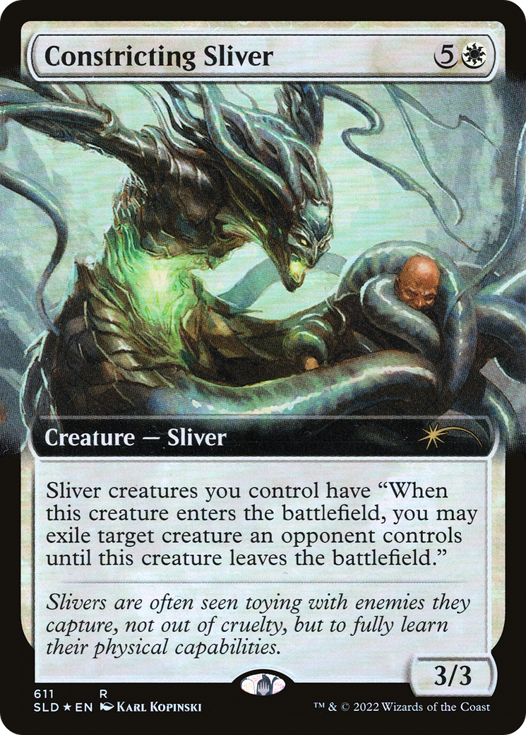 Constricting Sliver (Extended Art) [Secret Lair Drop Promos] | Mega City Incorporated