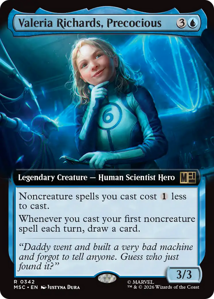 Valeria Richards, Precocious (Extended Art) [Marvel Super Heroes Commander] | Mega City Incorporated