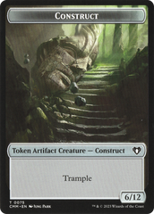 City's Blessing // Construct (0075) Double-Sided Token [Commander Masters Tokens] | Mega City Incorporated