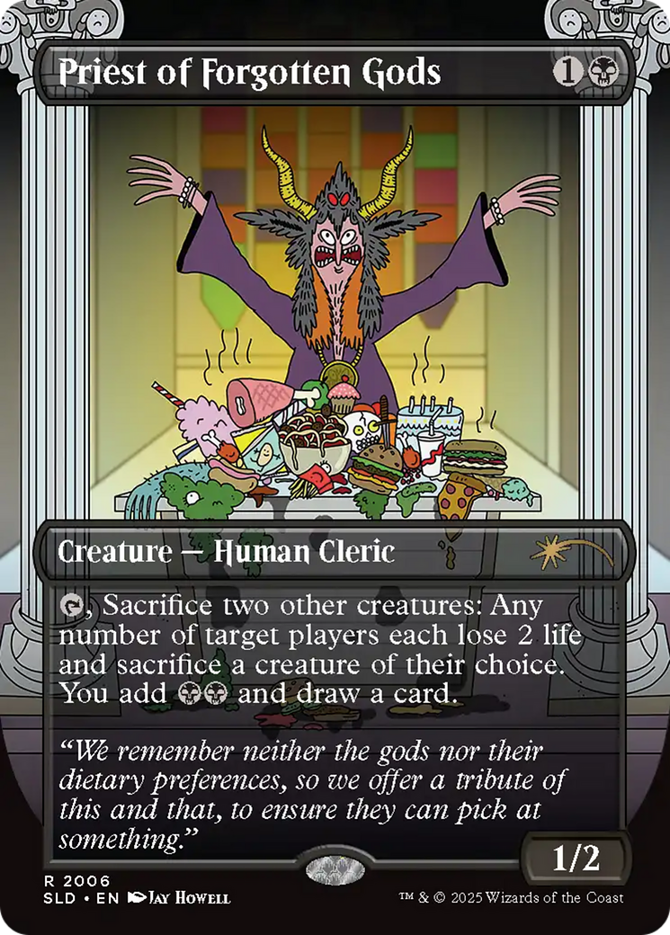 Priest of Forgotten Gods (Rainbow Foil) [Secret Lair Drop Series] | Mega City Incorporated