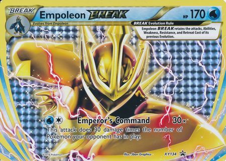 Empoleon BREAK (XY134) (Jumbo Card) [XY: Black Star Promos] | Mega City Incorporated