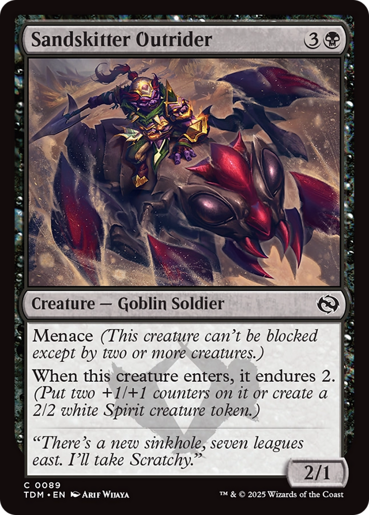 Sandskitter Outrider [Tarkir: Dragonstorm] | Mega City Incorporated