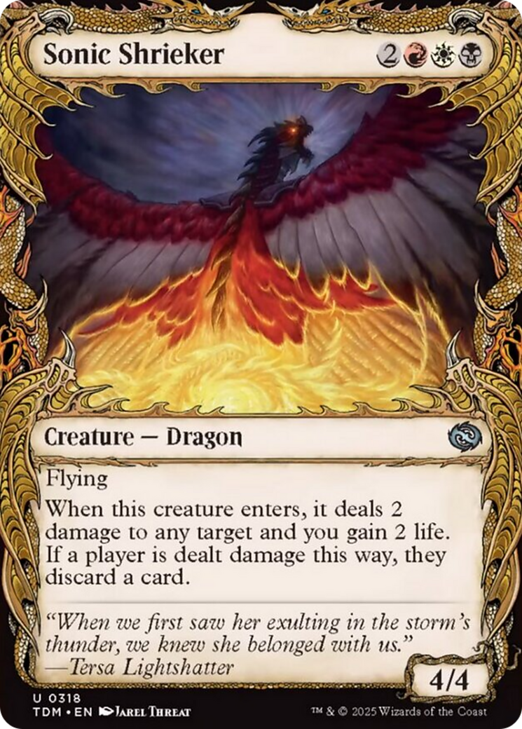 Sonic Shrieker (Showcase) [Tarkir: Dragonstorm] | Mega City Incorporated