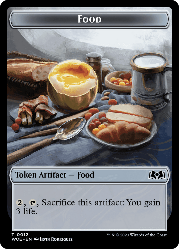 Mouse // Food (0012) Double-Sided Token [Wilds of Eldraine Tokens] | Mega City Incorporated