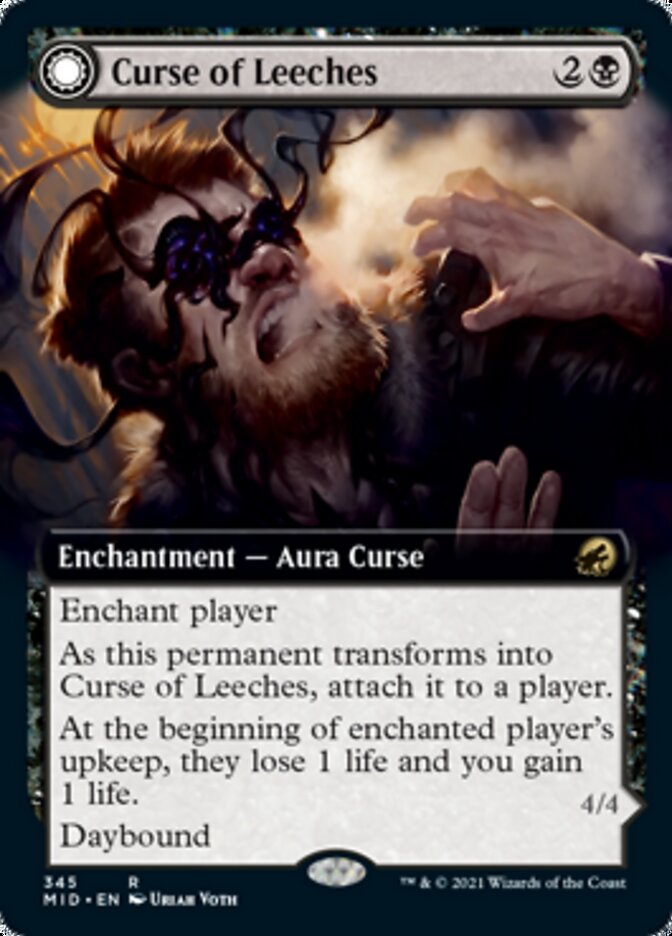 Curse of Leeches // Leeching Lurker (Extended Art) [Innistrad: Midnight Hunt] | Mega City Incorporated
