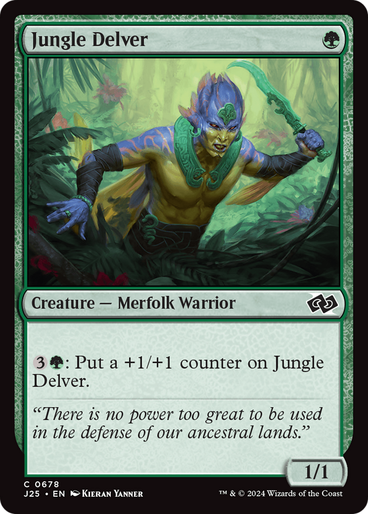 Jungle Delver [Foundations Jumpstart] | Mega City Incorporated