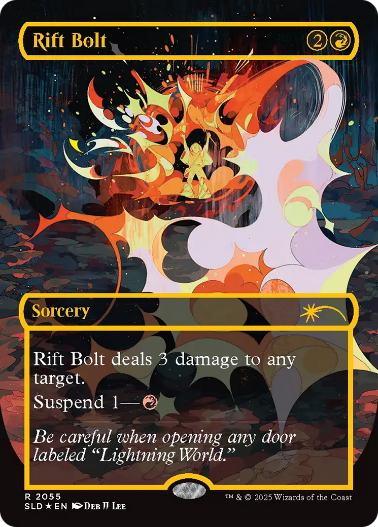 Rift Bolt (2055) (Raised Foil) [Secret Lair Drop Series] | Mega City Incorporated