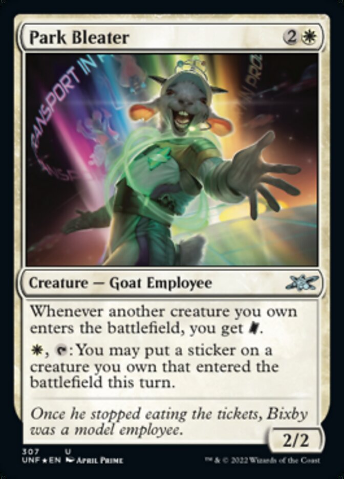 Park Bleater (Galaxy Foil) [Unfinity] | Mega City Incorporated