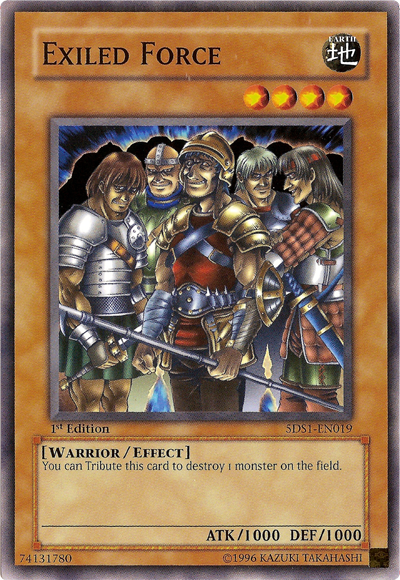 Exiled Force [5DS1-EN019] Common | Mega City Incorporated