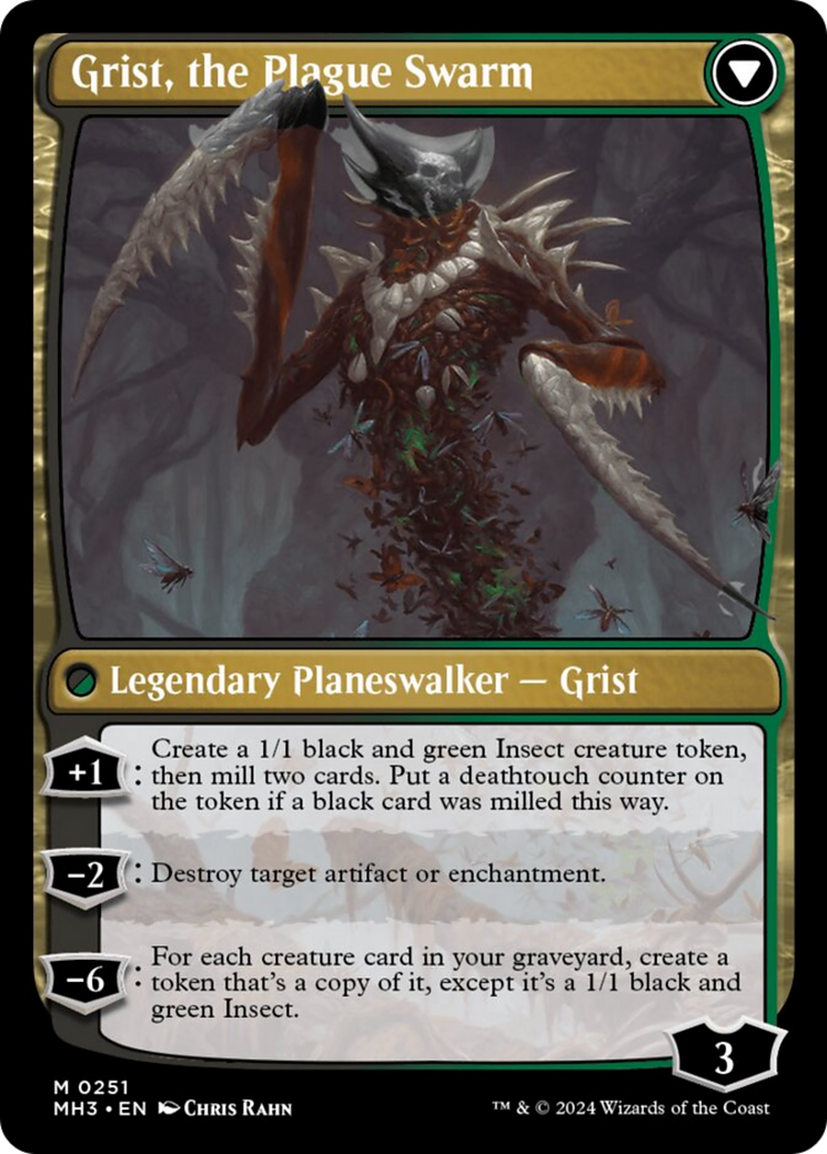 Grist, Voracious Larva // Grist, the Plague Swarm [Modern Horizons 3] | Mega City Incorporated