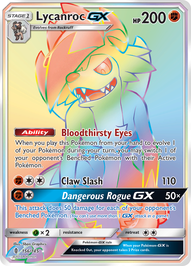 Lycanroc GX (156/145) [Sun & Moon: Guardians Rising] | Mega City Incorporated