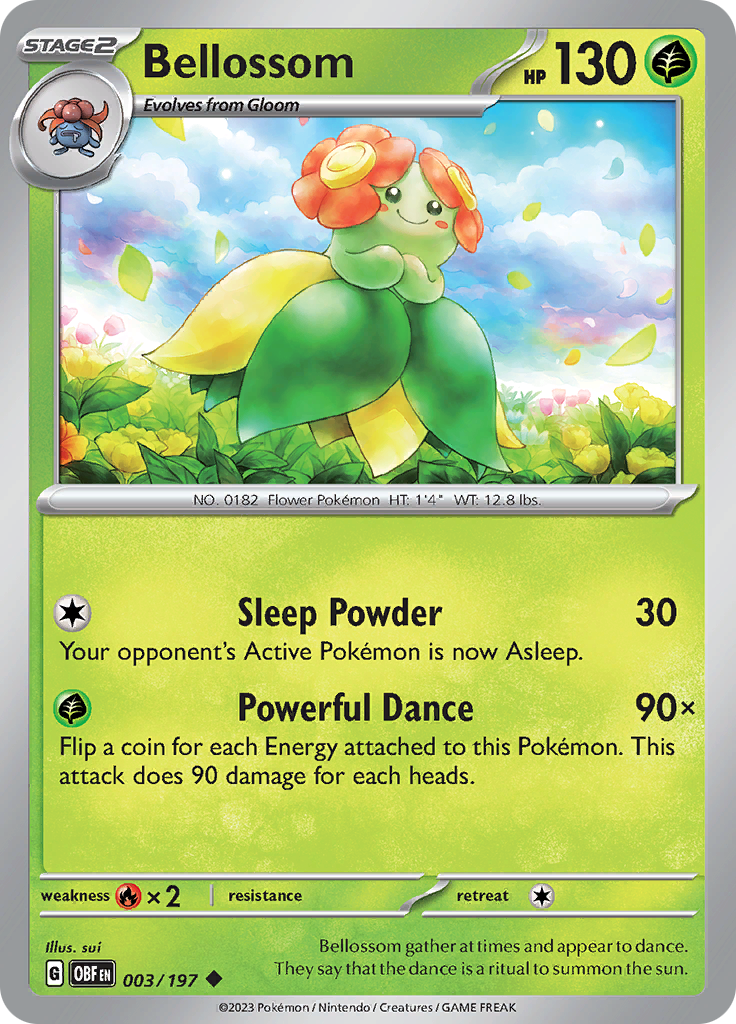 Bellossom (003/197) [Scarlet & Violet: Obsidian Flames] | Mega City Incorporated