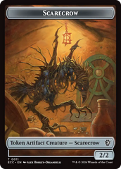 Snake // Scarecrow Double-Sided Token [Lorwyn Eclipsed Tokens] | Mega City Incorporated