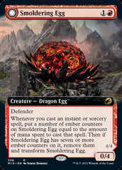 Smoldering Egg // Ashmouth Dragon (Extended Art) [Innistrad: Midnight Hunt] | Mega City Incorporated