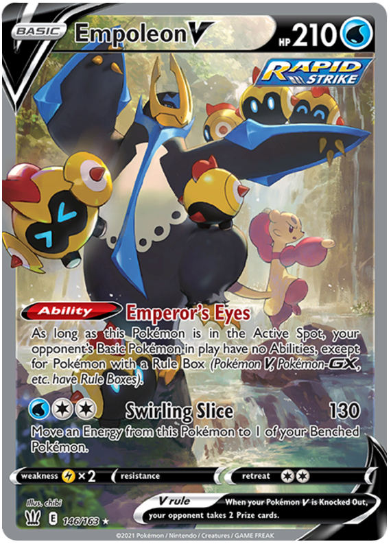Empoleon V (146/163) [Sword & Shield: Battle Styles] | Mega City Incorporated