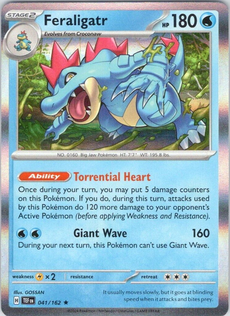 Feraligatr (041/162) [Scarlet & Violet: Temporal Forces] | Mega City Incorporated