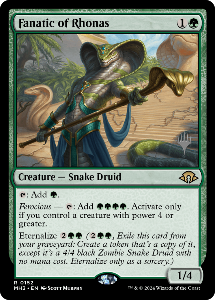Fanatic of Rhonas [Lorwyn Eclipsed Promos] | Mega City Incorporated