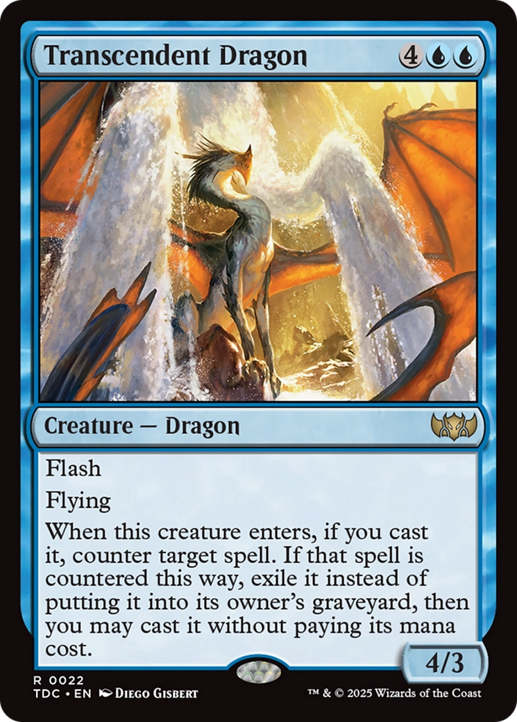 Transcendent Dragon [Tarkir: Dragonstorm Commander] | Mega City Incorporated