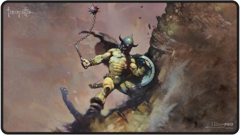Ultra PRO Artist Spotlight Frank Frazetta - Warrior with Ball and Chain - Play Mat | Mega City Incorporated