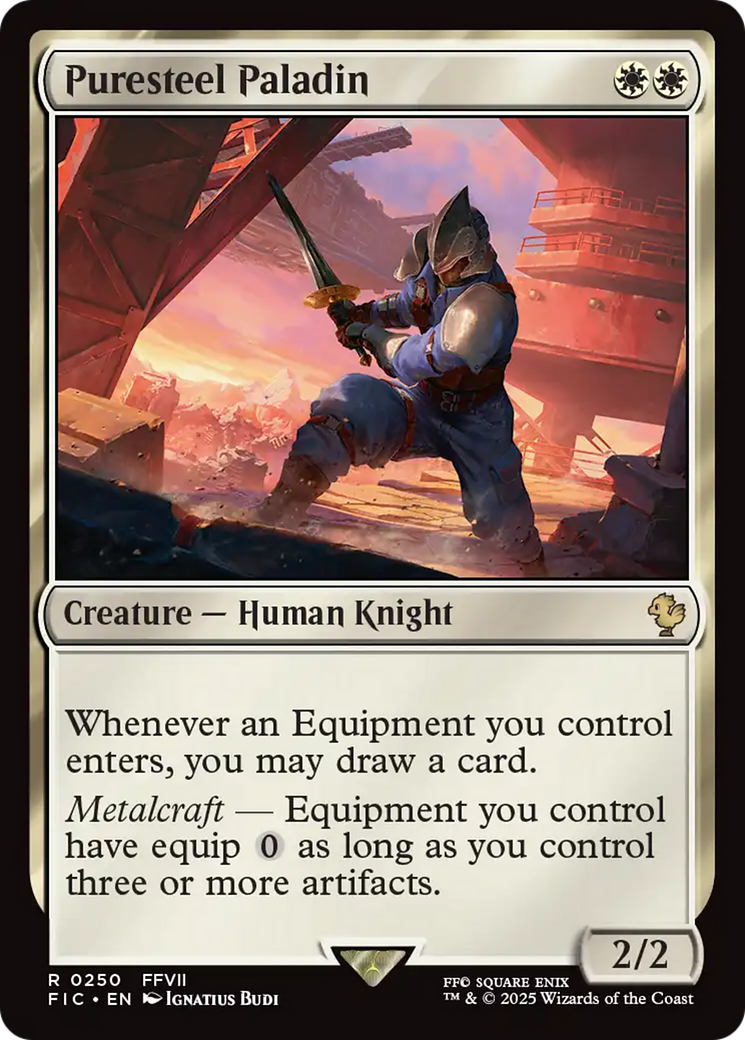 Puresteel Paladin [FINAL FANTASY Commander] | Mega City Incorporated