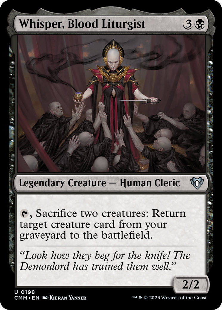 Whisper, Blood Liturgist [Commander Masters] | Mega City Incorporated