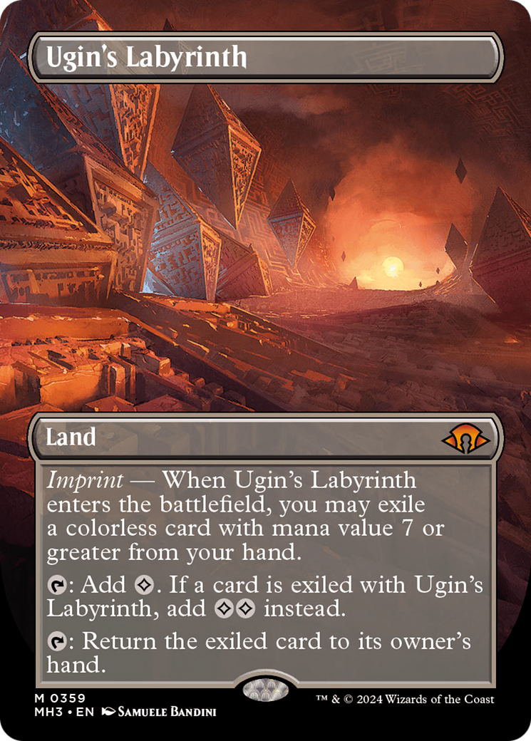 Ugin's Labyrinth (Borderless) [Modern Horizons 3] | Mega City Incorporated