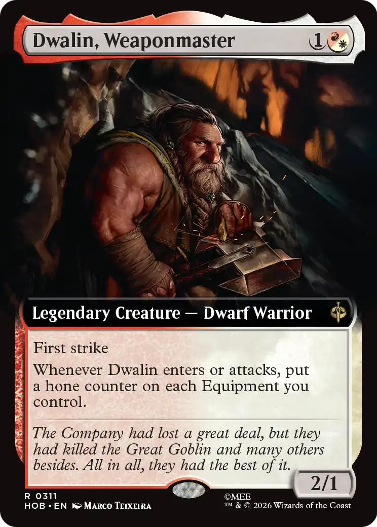 Dwalin, Weaponmaster (Extended Art) [The Hobbit] | Mega City Incorporated