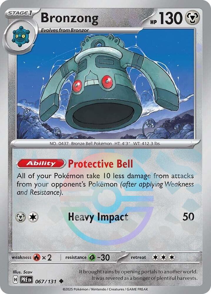 Bronzong (067/131) (Poke Ball Pattern) [Scarlet & Violet: Prismatic Evolutions] | Mega City Incorporated