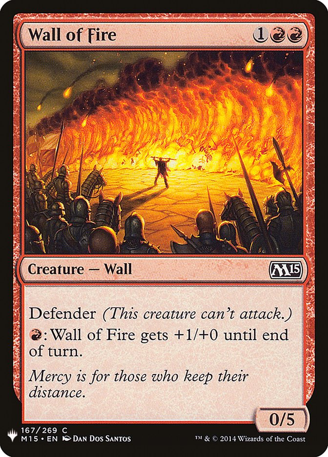 Wall of Fire [Mystery Booster] | Mega City Incorporated