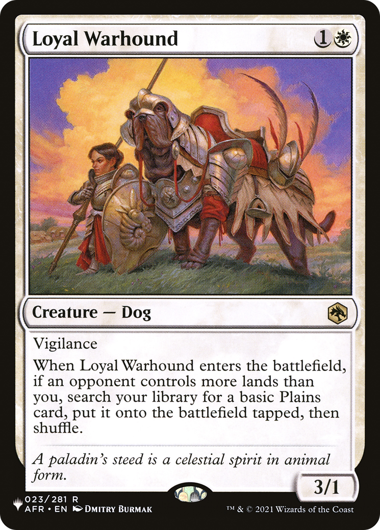 Loyal Warhound [The List] | Mega City Incorporated