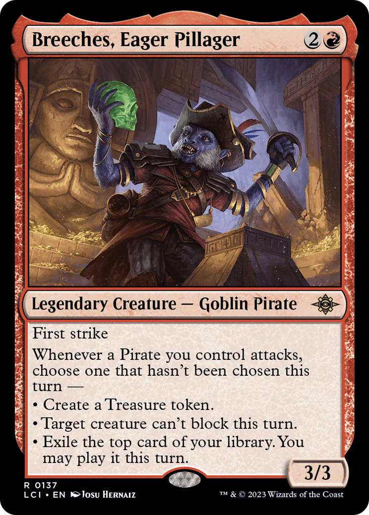 Breeches, Eager Pillager [The Lost Caverns of Ixalan] | Mega City Incorporated