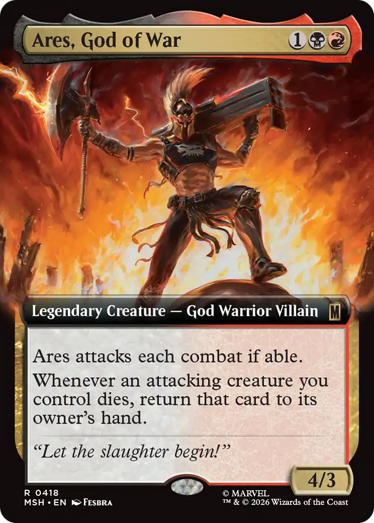 Ares, God of War (Extended Art) [Marvel Super Heroes] | Mega City Incorporated