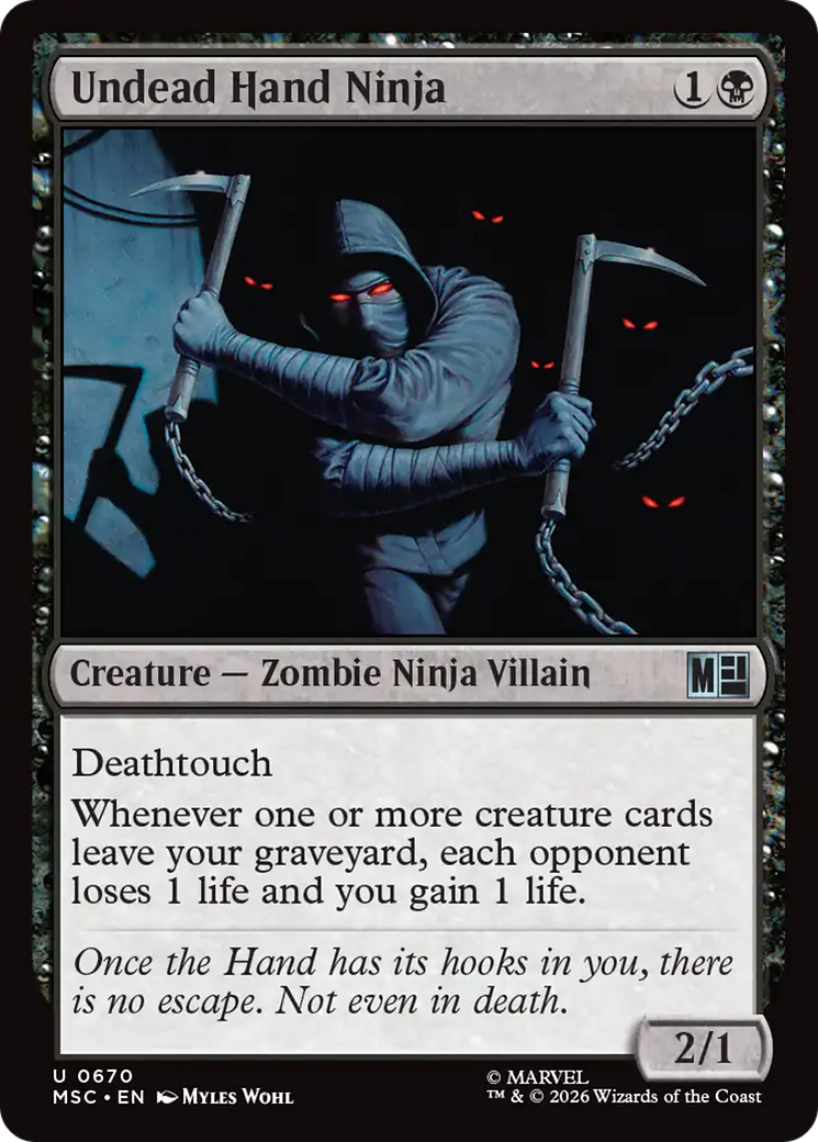 Undead Hand Ninja [Marvel Super Heroes Commander] | Mega City Incorporated