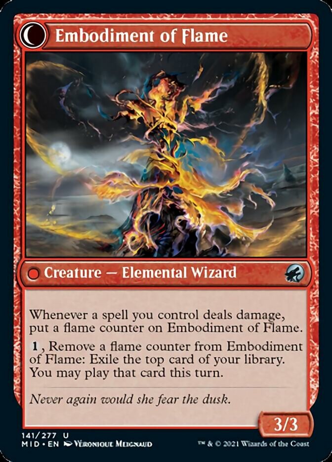 Flame Channeler // Embodiment of Flame [Innistrad: Midnight Hunt] | Mega City Incorporated