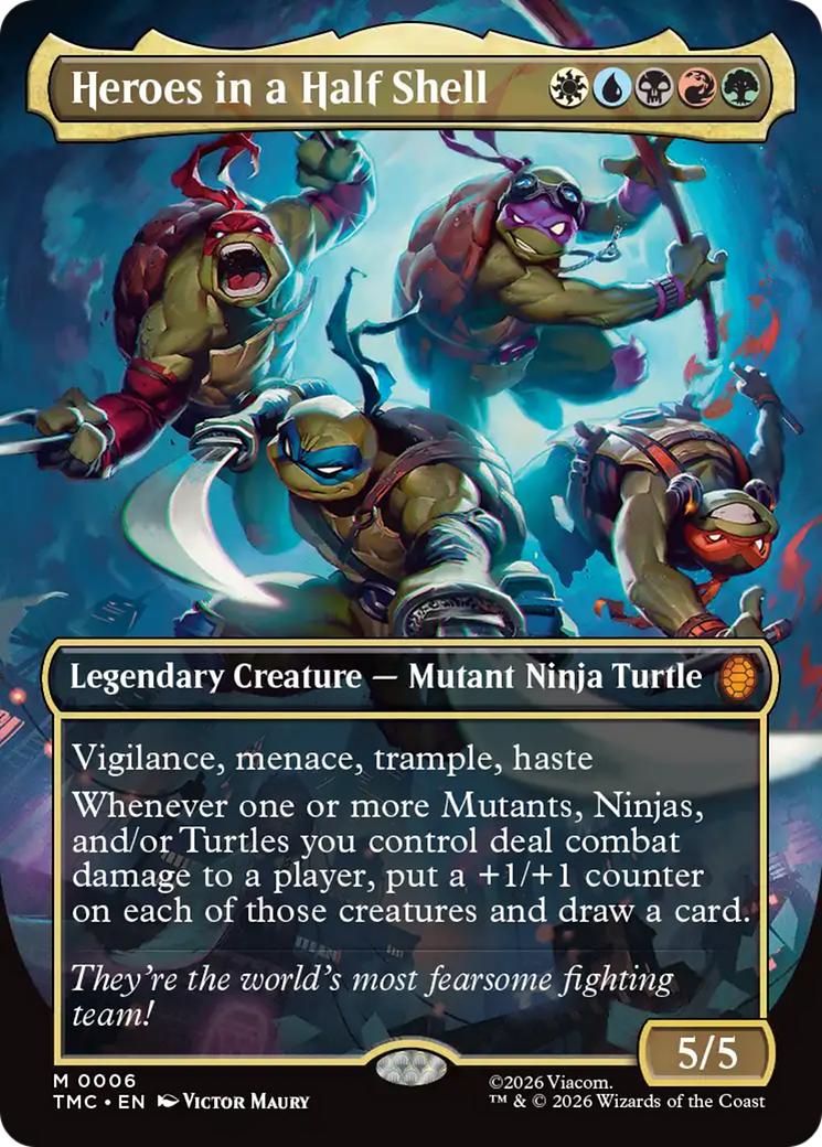 Heroes in a Half Shell (Borderless) [Teenage Mutant Ninja Turtles Commander] | Mega City Incorporated
