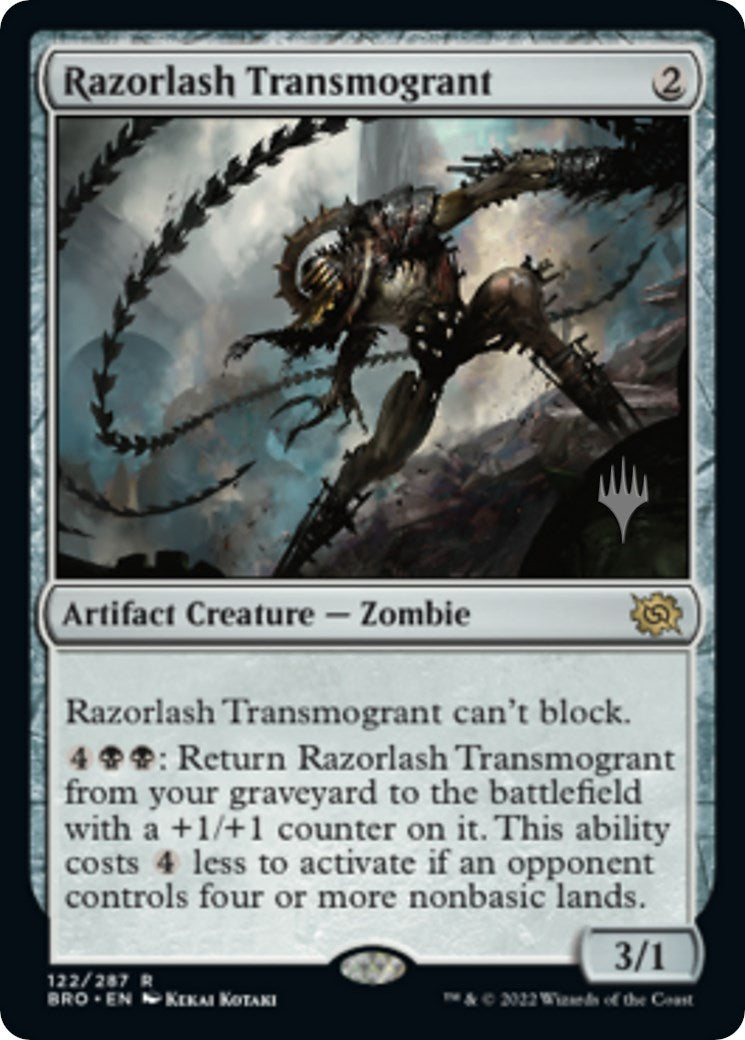 Razorlash Transmogrant (Promo Pack) [The Brothers' War Promos] | Mega City Incorporated